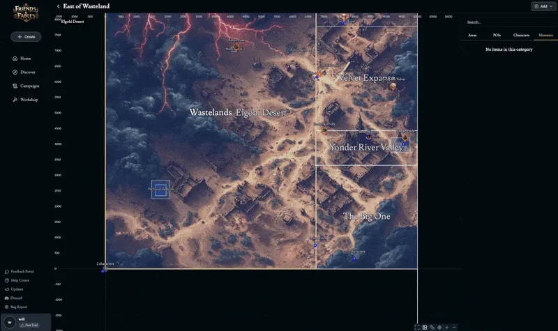 Map Editor: Move groups | Friends & Fables