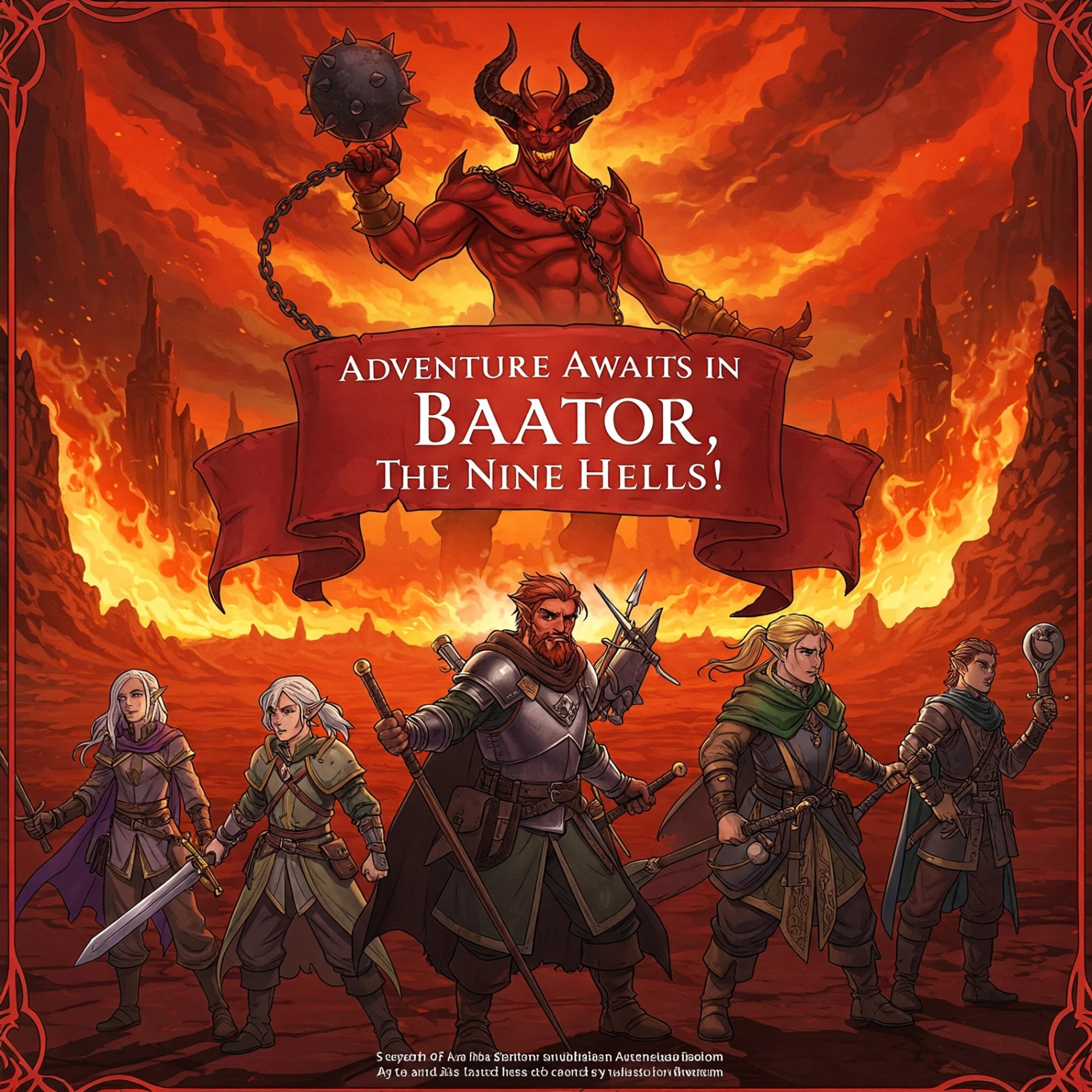 Baator, the Nine Hells | Friends & Fables - AI RPG World
